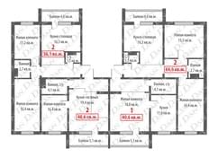 Планировка Квартиры в микрорайонах Паркового: от студий до трехкомнатных квартир.