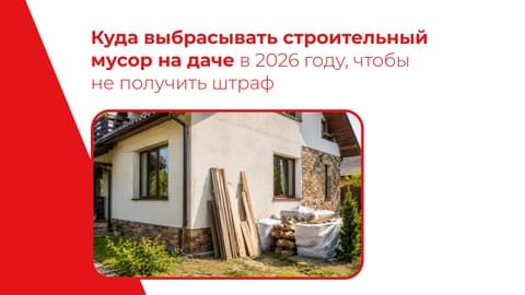 Куда выбрасывать строительный мусор на даче в 2026 году, чтобы не получить штраф Куда выбрасывать строительный мусор на даче в 2026 году, чтобы не получить штраф